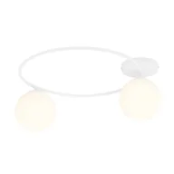 Lampy sufitowe - Sopra lampa sufitowa 2-punktowa biała/opal 1258/2 - miniaturka - grafika 1