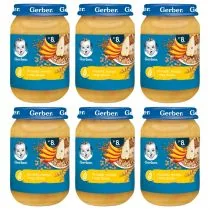Gerber Deserek gruszki mango i trzy zboża dla niemowląt po 8 miesiącu zgrzewka 6 x 190 g - Desery dla dzieci - miniaturka - grafika 1