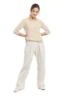 Armor Lux Sailor Cap Coz Damski Sweter, Biały/Curry, Biały/Curry, L - Swetry damskie - miniaturka - grafika 1