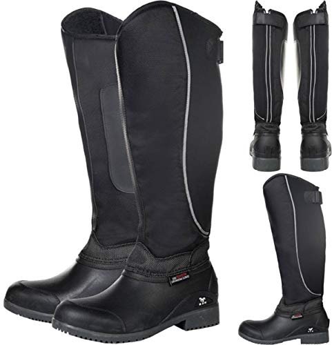 HKM Dorośli Kalosze zimowe Kanada-9100 czarne 38 spodnie, 9100 czarne, 38