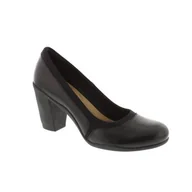 Półbuty damskie - Adya Maia [black leather] - rozmiar 35.5 - miniaturka - grafika 1