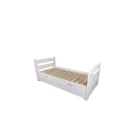 Łóżka dla dzieci i młodzieży - Łóżko Drewniane Sosnowe Maja 90 x 200 z Pojemnikiem Meble Doktór Bejca Kasztan - miniaturka - grafika 1