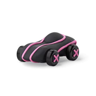Hey Clay Masa Plastyczna Cyber Auto Różowe - Masy plastyczne - miniaturka - grafika 4
