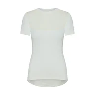 Koszulki i topy damskie - T-shirt damski termiczny Merino Wool kremowo-beżowy, rozmiar L - miniaturka - grafika 1