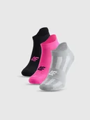 Skarpetki damskie - 4F skarpetki damskie bawełniane stopki 3 pak 4FWMM00UFSOF244 - miniaturka - grafika 1