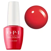 Lakiery hybrydowe - OPI Gel Color, hybrydowy lakier do paznokci, Cajun Shrimp GCL64, czerwony, 15ml - miniaturka - grafika 1