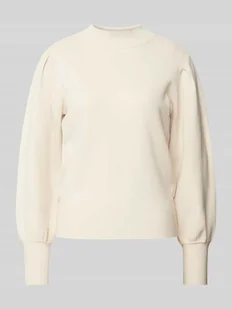 Sweter z dzianiny ze stójką model ‘FONNY’ - Swetry damskie - miniaturka - grafika 1