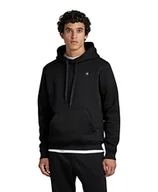 Bluzy męskie - G-STAR RAW Męska bluza z kapturem Premium Core z długim rękawem, Dk Black C235-6484, M - miniaturka - grafika 1