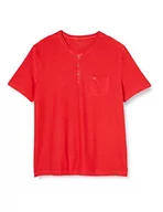 Koszulki męskie - camel active koszulka męska półrękaw, Bright Red T37, S - miniaturka - grafika 1