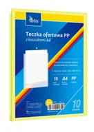 Koszulki na dokumenty - Teczka ofertowa PP 10 koszulek. A4 żółta - miniaturka - grafika 1