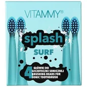 Końcówki do szczoteczek elektrycznych - Vitammy Końcówka do szczoteczki sonicznej Splash Surf 4szt TOW017476 - miniaturka - grafika 1