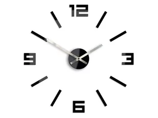 Modern Clock Nowoczesna Clock Arabic Zegar ścienny, akryl Arabic Black - Zegary - miniaturka - grafika 1