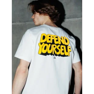 MANTO T-shirt Koszulka THICKO Oversize White - Koszulki sportowe męskie - miniaturka - grafika 1