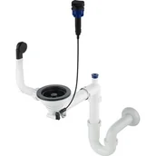 Syfony - Deante Syfon zlewozmywakowy czarny Space Saver - miniaturka - grafika 1