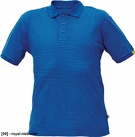 Odzież robocza - CERVA NOYO ESD POLO - koszulka polo - royal niebieski XXL - miniaturka - grafika 1