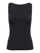 Koszulki i topy damskie - ONLY Top w kolorze czarnym - miniaturka - grafika 1