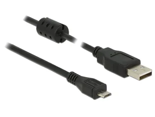 DeLOCK 2m, USB 2.0-A/USB 2.0 Micro-B kabel USB USB A Micro-USB B Czarny - Kable komputerowe i do monitorów - miniaturka - grafika 1