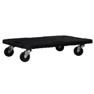 Wózki magazynowe - B2B Partner Platforma transportowa, 580x380 mm, nośność 540 kg 158199 - miniaturka - grafika 1