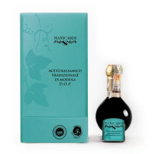 Tradycyjny ocet balsamiczny z Modeny D.O.P. Affinato 12 lat, 100 ml - bez barwników / Manicardi - Zdrowa żywność - miniaturka - grafika 1