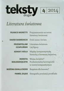 Teksty drugie 42014 - czasopismo - Czasopisma - miniaturka - grafika 1