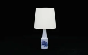 Lampka nocna biała, duński design, lata 60, producent: Fog & M - Lampy stojące - miniaturka - grafika 1