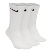 Skarpetki damskie - Nike Lekkie Skarpetki Codzienne Unisex Dla Dorosłych Z Logo (zestaw 3 Sztuk) (38/42 / Ciepły Biały) - miniaturka - grafika 1