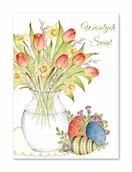 Kartki okolicznościowe i zaproszenia - Karnet B6 Wielkanoc Bukiet - Henry - miniaturka - grafika 1