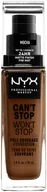 Podkłady do twarzy - NYX Professional Makeup Cant Stop Wont Stop Foundation 19 Mocha - miniaturka - grafika 1