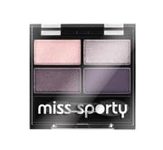Cienie do powiek - Miss Sporty Studio Colour, poczwórne cienie do powiek 402 Smoky Green Eyes, 5 g - miniaturka - grafika 1