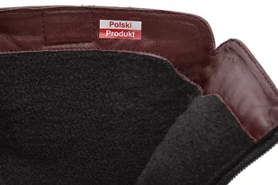 Botki AXEL Comfort 4092 H Rubinowe ocieplane na Haluksy Kosela Medic 9092 - Botki damskie - miniaturka - grafika 5