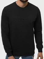 Bluzy męskie - BLUZA MĘSKA CREWNECK CZARNA OZONEE B/21402040 - Ozonee - miniaturka - grafika 1