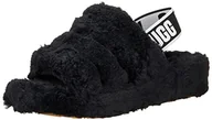 Kapcie damskie - UGG Fluff Yeah Fuzz Sugar, kapcie damskie, czarny, 41 EU - miniaturka - grafika 1