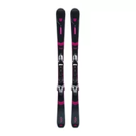 Narty - Narty zjazdowe damskie Rossignol Nova 2S + Xpress W 10 GW czarno-różowe RRLLI07 152 cm - miniaturka - grafika 1