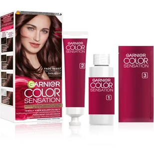 Garnier Color Sensation 4.15 Mroźny Kasztan - Farby do włosów i szampony koloryzujące - miniaturka - grafika 1