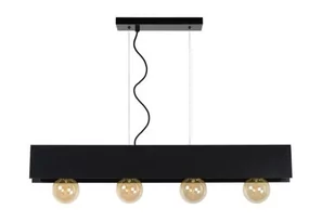 Lucide SURTUS Czarna 4xE27 Lampa wisząca 30474/04/30 30474/04/30 - Lampy sufitowe - miniaturka - grafika 1