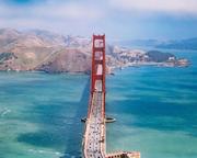 Plakaty - Plakat NICE WALL Golden Gate, 50x40 cm - miniaturka - grafika 1