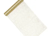 Gadżety na imprezę - PartyDeco _xx_"Siatka dekoracyjna - Fibra, złoty, 0,36x9m" SF1-36-019ME - miniaturka - grafika 1