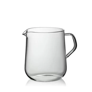 Dzbanek do mleka, szkło borokrzemowe, 0,7 l, śred. 9 x 12,5 cm kod: KE-12390 + Sprawdź na SuperWnetrze.pl - Cukiernice - miniaturka - grafika 1