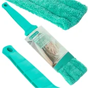 Akcesoria do mycia samochodu - Szczotka Długa Do Kurzu Felg Z Mikrofibry 39 Cm Turkusowa - miniaturka - grafika 1