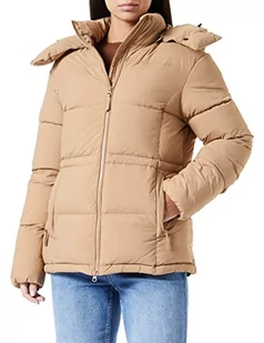 GANT Damska kurtka D2. Długość MID DOWN kurtka, ciepły khaki, XS (DE) - Kurtki damskie - miniaturka - grafika 1