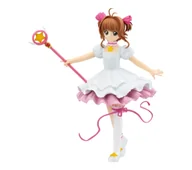 Gadżety dla graczy - Banpresto Cadcaptor Sakura - Sakura Kinomoto White Dress Ver. - miniaturka - grafika 1