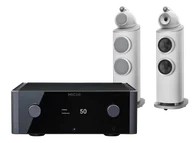 Zestawy stereo - Rotel Michi X5 S2 (czarny) + 803 D4 (biały) - miniaturka - grafika 1