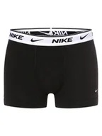 Majtki męskie - Nike Obcisłe bokserki pakowane po 3 szt. Mężczyźni Bawełna czarny jednolity, S - miniaturka - grafika 1