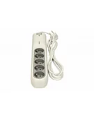 Listwy zasilające - LISTWA ZASILAJĄCA LESTAR LFT2005A 2.5m SZARA - miniaturka - grafika 1