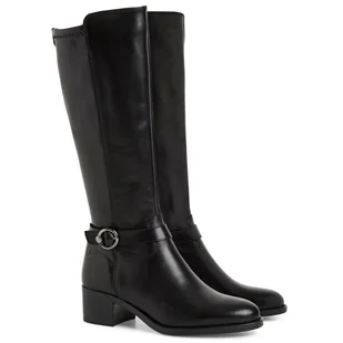 Kozaki damskie Tamaris 1-25537-41 001 BLACK R.39 - Kozaki damskie - miniaturka - grafika 1