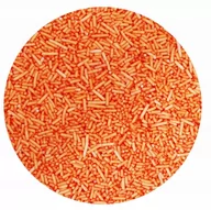 Dodatki do ciast w proszku - Posypka Cukrowa Owocowa - Pałeczki O Smaku Pomarańczowym 50G - miniaturka - grafika 1