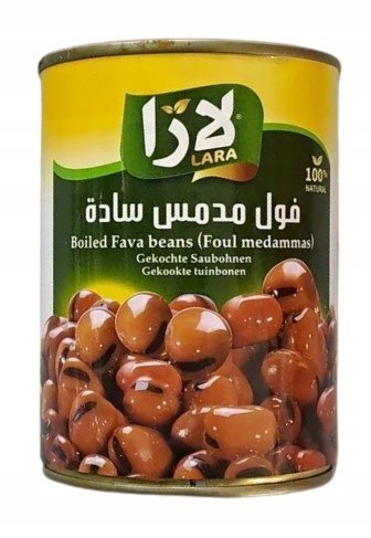 Gotowana fasola fava LARA (Foul medammas) - 400 g