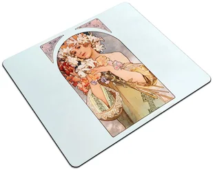 Podkładka Kwiat Alfons Mucha 24x19cm - Podkładki pod mysz - miniaturka - grafika 1