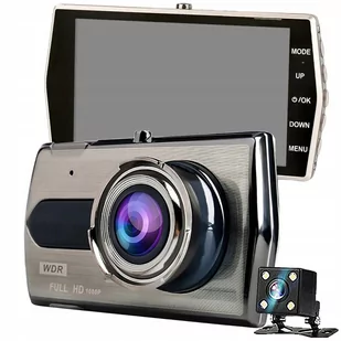 KAMERA SAMOCHODOWA FULL HD Z WYŚWIETLACZEM LCD COFANIA WIDEOREJESTRATOR - Wideorejestratory - miniaturka - grafika 1