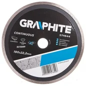 Tarcze do pił - Graphite tarcza tnąca pełna 180x22mm 57H644 - miniaturka - grafika 1